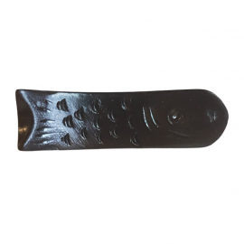 Japanese Fish Wooden Chopsticks Holder Black