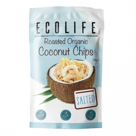 Organic Roasted Salted Coconut Chips 20gr