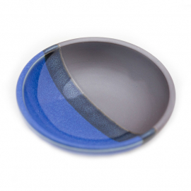Soy Sauce Dish (Blue&Black) 2.5x8.2cm