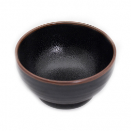 Yuzu Tenmoku Deep Bowl 9x17cm