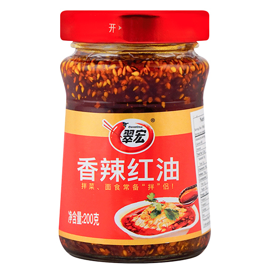 Cuihong Spicy Chili Oil with Sesame Seeds 200ml