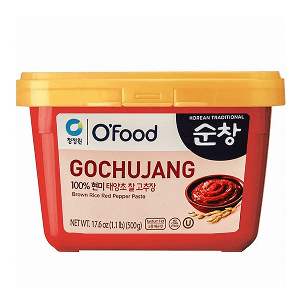 O'Food  Gochujang Esmer Pirinçli Kore Kırmızı Biber Ezmesi 500gr