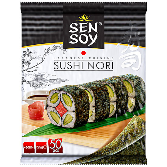 Sensoy Sushi Yaki Nori Gold 50 sheets
