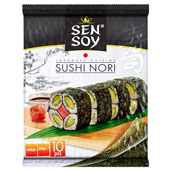 Sensoy Suşi Yosunu Sushi Yaki Nori Gold 10 yaprak